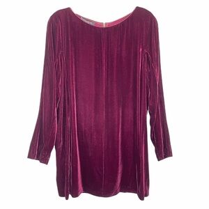 Lafayette 148 Red Velvet Dress S